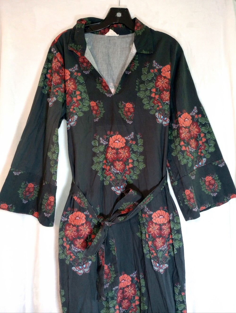 Double A Floral Boho Maxi Dress Terrace Formal Autumn Festival Romantic Feminine